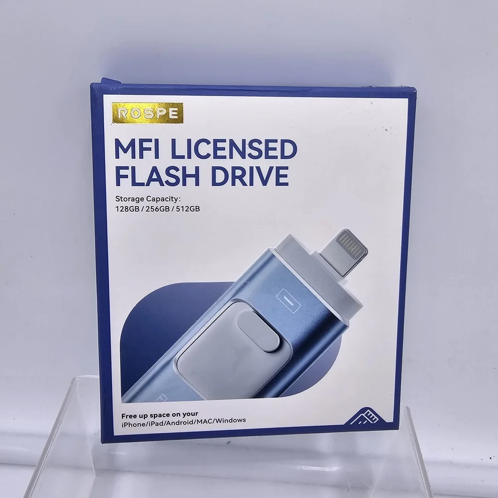 256GB iPhone Flash Drive MFi Certified Photo Stick USB iPad Android PC